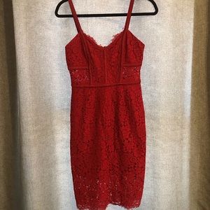 Red Lace Dress